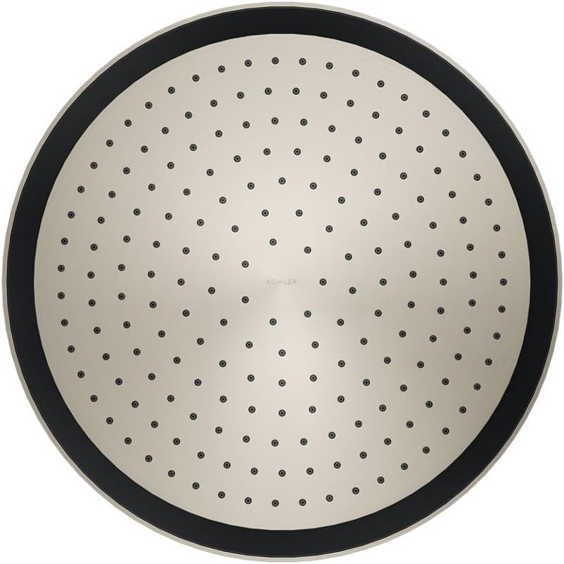 Kohler 26292-BN Statement® Round 14' single-function rainhead, 2.5 gpm, Vibrant Brushed Nickel