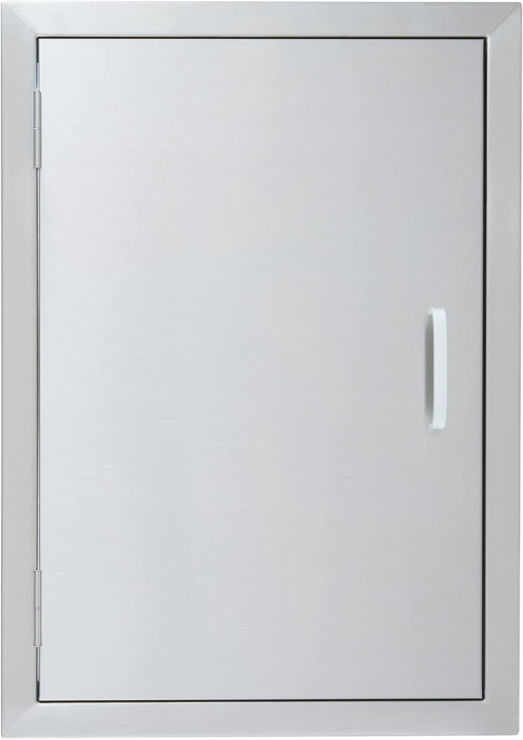 CO-Z Outdoor Kitchen Doors, Weatherproof 304 Stainless Steel Built in Single Access Doors for Outside Kitchen Commercial Grilling Grill BBQ Island Barbeque Station Storage Cabinet (17' x 24')