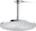 Kohler 13689-CP Contemporary Round 10' single-function rainhead, 2.5 gpm, Polished Chrome
