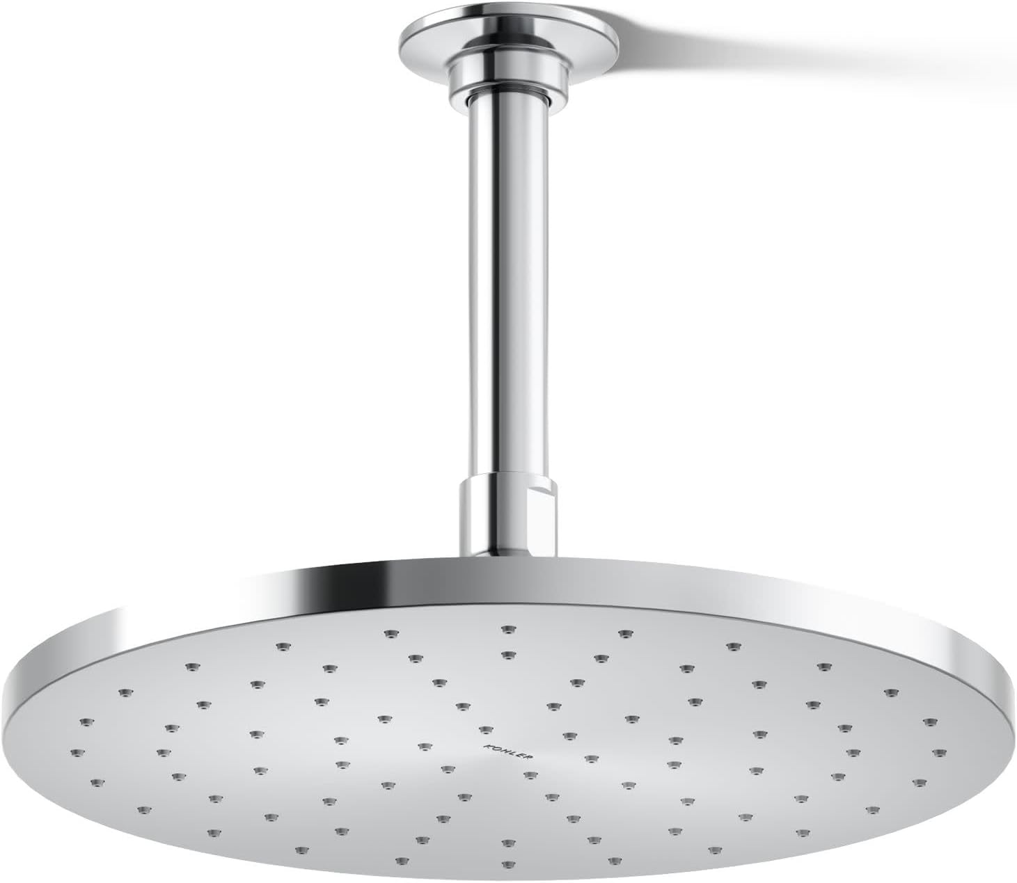 Kohler 13689-CP Contemporary Round 10' single-function rainhead, 2.5 gpm, Polished Chrome