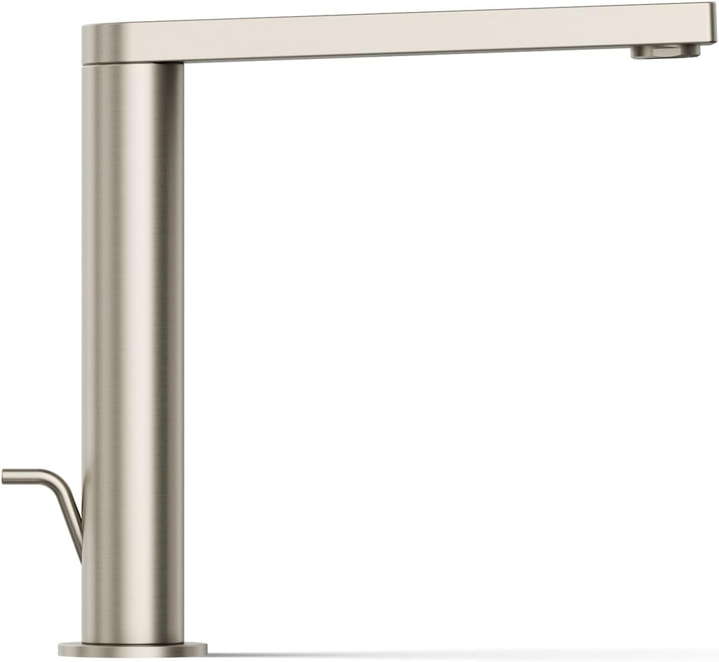 Kohler 73168-4-BN Composed® Tall Single-Handle Bathroom Sink Faucet with Lever Handle, 1.2 gpm, Vibrant Brushed Nickel