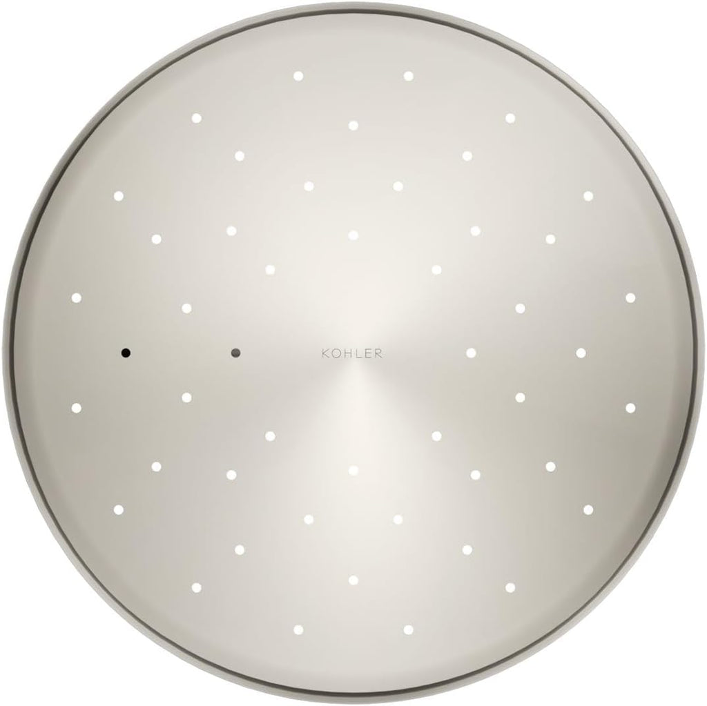 Kohler 26301-SN Statement® Open Rain iconic single-function rainhead,' 2.5 gpm, Vibrant Polished Nickel