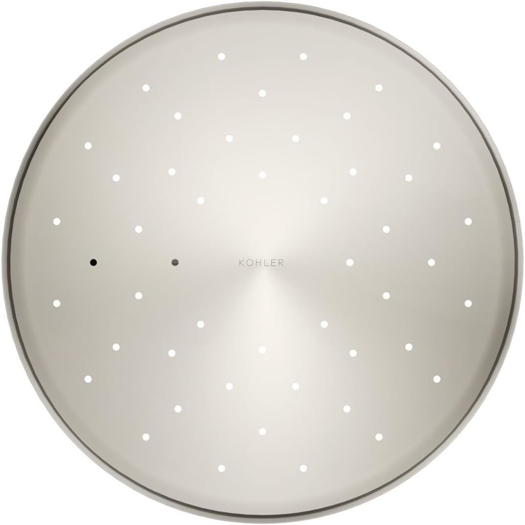 Kohler 26301-SN Statement® Open Rain iconic single-function rainhead,' 2.5 gpm, Vibrant Polished Nickel