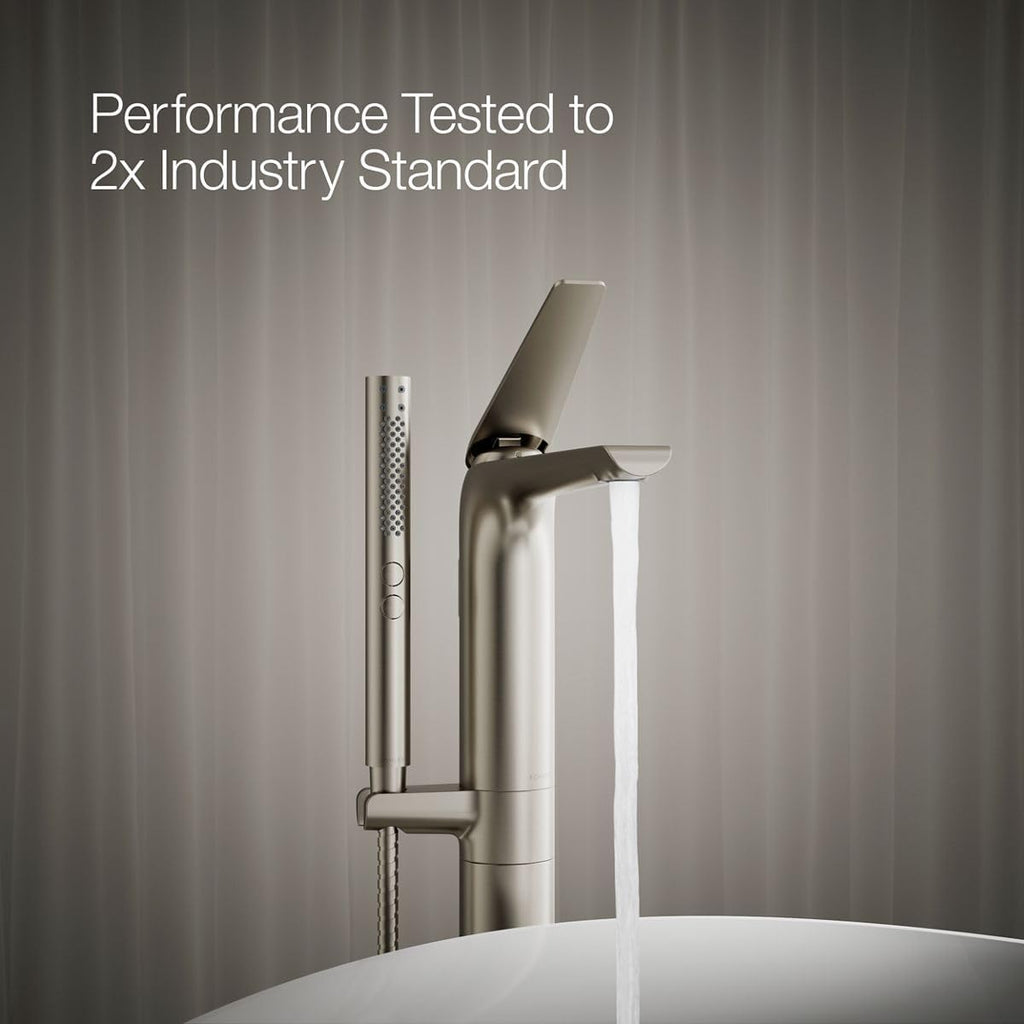 Kohler K-T97367-4-BN Avid Tub Faucet, Vibrant Brushed Nickel