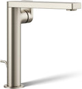 Kohler 73168-4-BN Composed® Tall Single-Handle Bathroom Sink Faucet with Lever Handle, 1.2 gpm, Vibrant Brushed Nickel