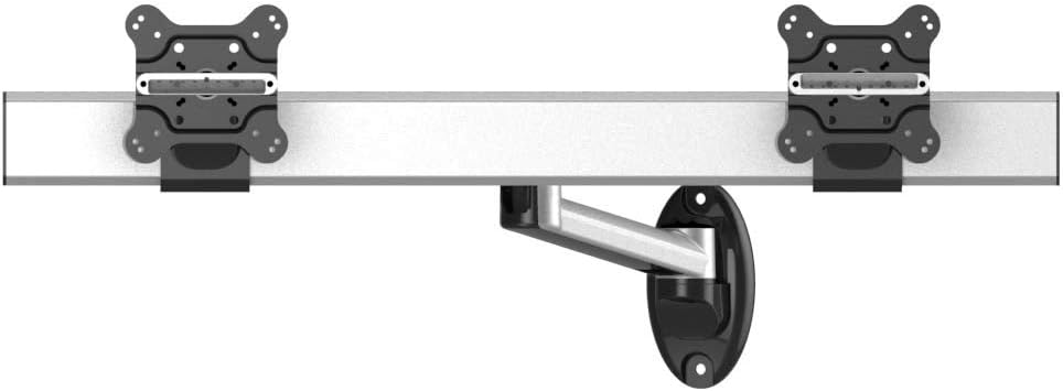 Dual Monitor Wall Mount for Apple Quick Release Single Arm