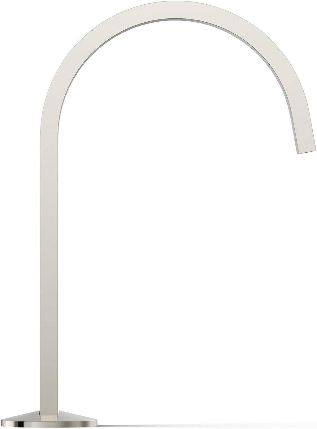 Kohler 77968-SN Components® Bathroom Sink Faucet spout with Ribbon Design, 1.2 gpm, Vibrant Polished Nickel