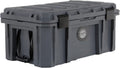 TrendsAuto D.B.S. 95 QT Dry Box Storage with Drain and Bottle Opener | Dark Grey | Waterproof Sealing | Heavy Duty Latches | 40100011 | Includes TrendsAuto Decal