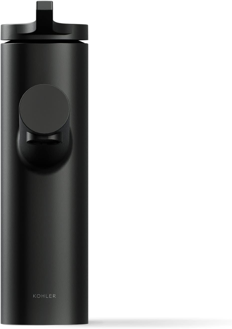 KOHLER K-35048-4K-BL Elate® Single-Handle Bathroom Sink Faucet, Bathroom Faucets, 1.0 GPM, Matte Black