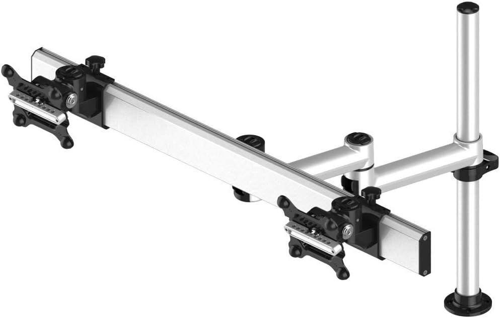Dual Track Rail Mount for Apple Display with Quick Release Dual Arm (BL-AT106)