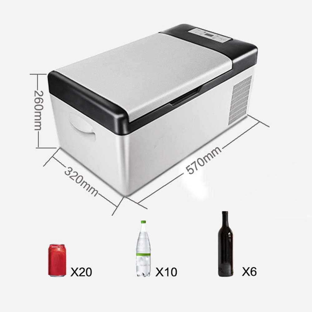 Portable 24V 12V Car Refrigerator Freezer Cooler 15L Auto Fridge Compressor Quick Refrigeration Home Picnic Icebox