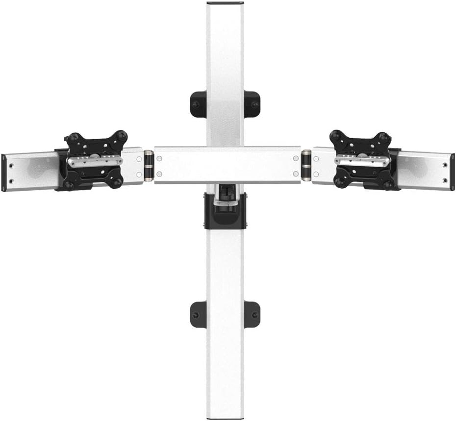 Dual Monitor Wall Mount for Apple Quick Release Single Arm Extension