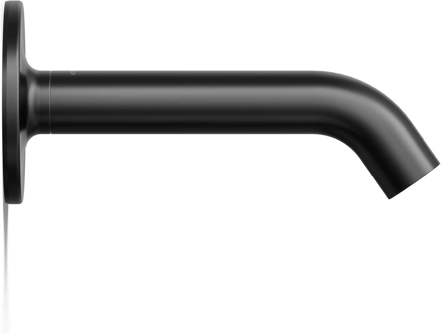 Kohler 14426-BL Purist® Wall-Mount 35 Degree Bath spout, 2.5 gpm, Matte Black