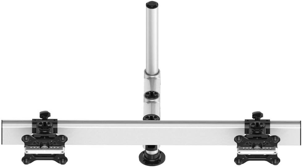 Dual Track Rail Mount for Apple Display with Quick Release Dual Arm (BL-AT106)