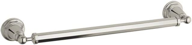 Kohler 13108-SN Pinstripe® 18' Towel bar, Vibrant Polished Nickel