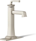 KOHLER 26430-4N-BN K-26430-4N-BN Riff Tall Single-Handle Bathroom Sink Faucet, 5 gpm, Vibrant Brushed Nickel