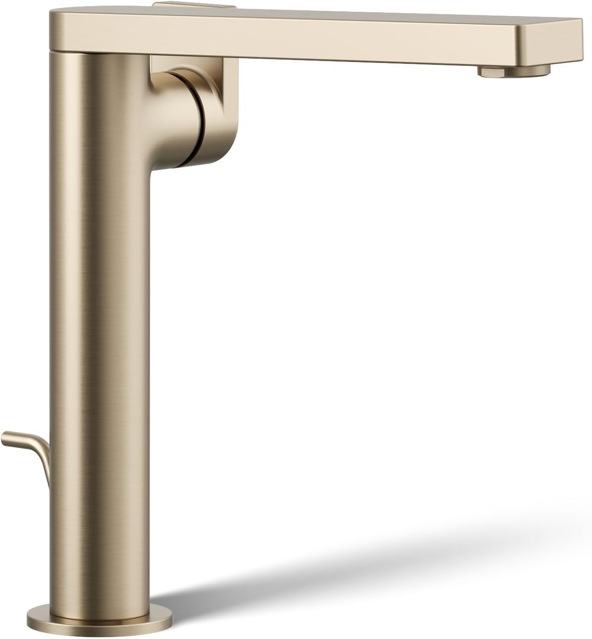 Kohler 73168-4-BV Composed® Tall Single-Handle Bathroom Sink Faucet with Lever Handle, 1.2 gpm, Vibrant Brushed Bronze
