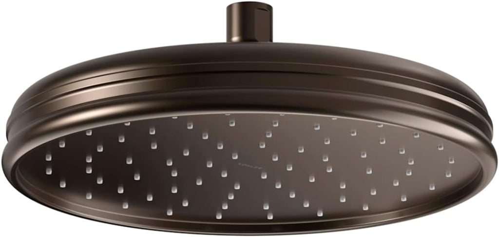 Kohler 13693-G-BN Traditional 10' single-function rainhead, 1.75 gpm, Vibrant Brushed Nickel