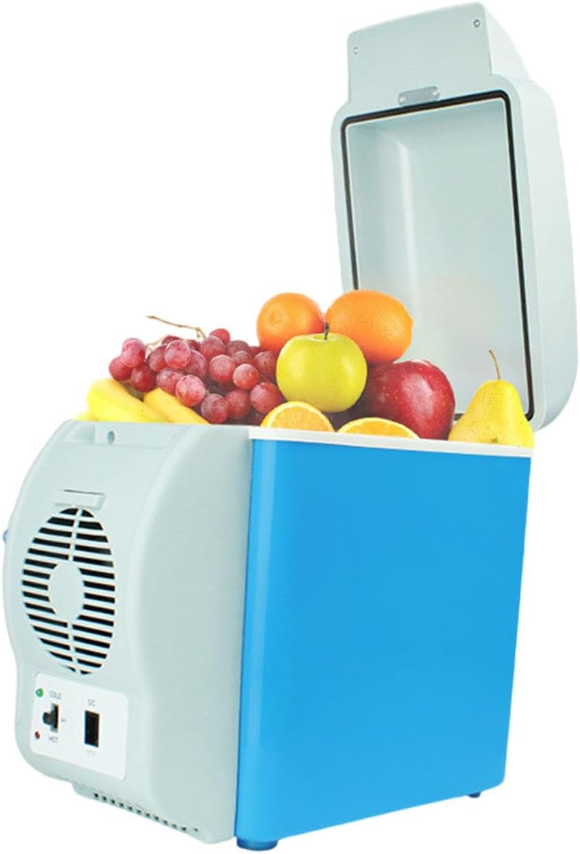 Mini Car Refrigerator Portable Electric Cooler and Warmer Car Fridge 12 Volt Small Refrigerator for Christmas's Day Gift, Skincare, Beverage, Food, Home, Office and Car