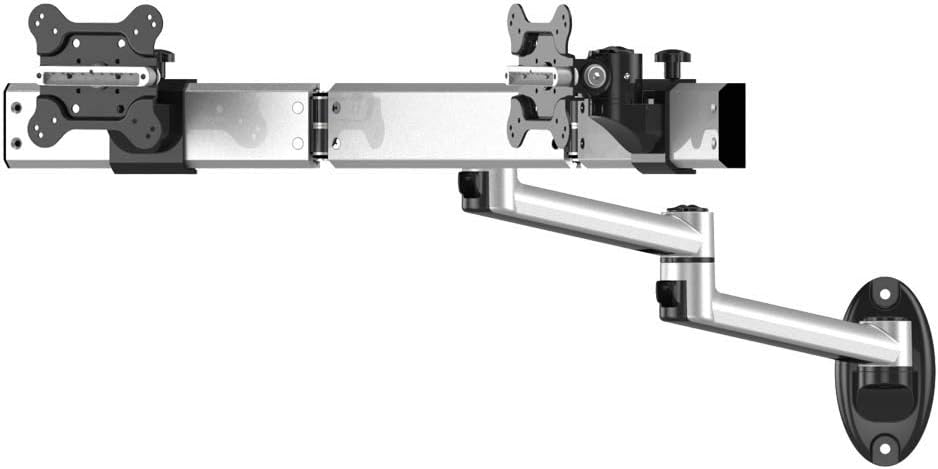 Dual Monitor Wall Mount for Apple w/Quick Release Dual Arm