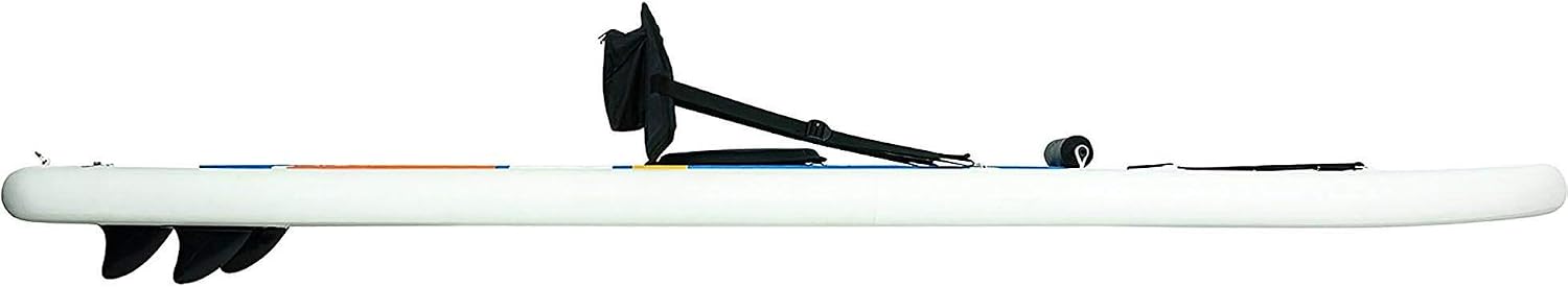 Bestway Hydro-Force White Cap 10 Foot Inflatable SUP Stand Up Paddle Board and Kayak w/Traction Pad, Backrest Seat, 3 Fins, and Aluminum Oar (2 Pack)
