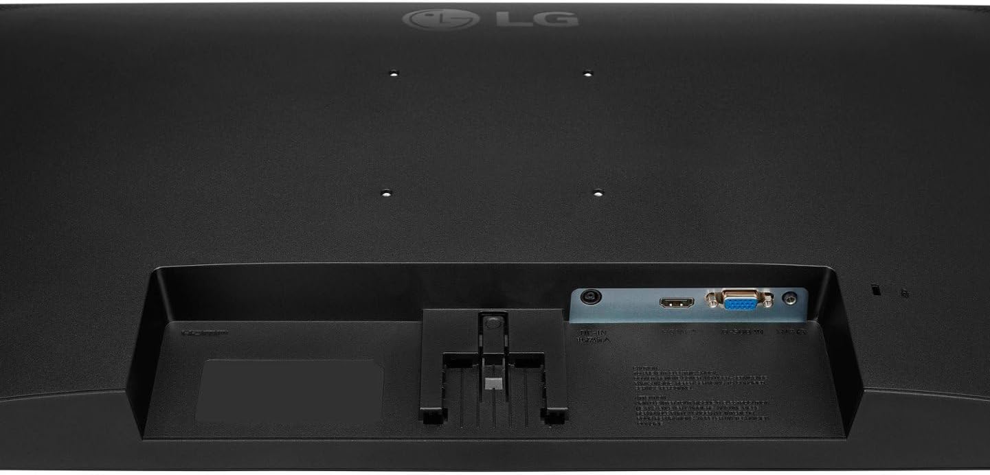 LG 27 inch Monitor, FHD IPS Display, 100Hz, 5ms, AMD FreeSync Premium, 3-Side Virtually Borderless Design, HDMI, Black, with HDMI Cable