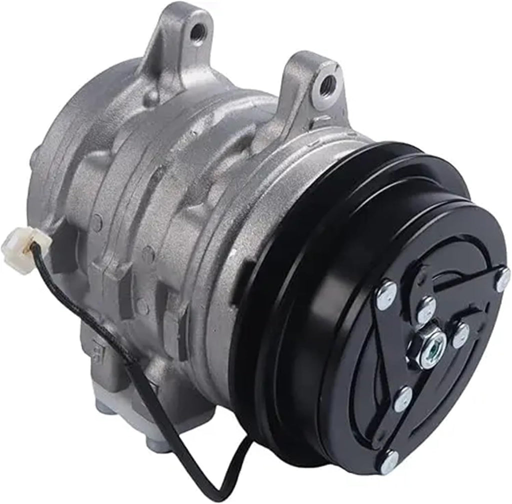 T0070-87290 447200-7443 A/C AC Compressor 12V 10P08E Compatible with Kubota L3600 L3710 L4200 L4310 L4610 M4900 M5700 M6800 M8200 M9000 Trac