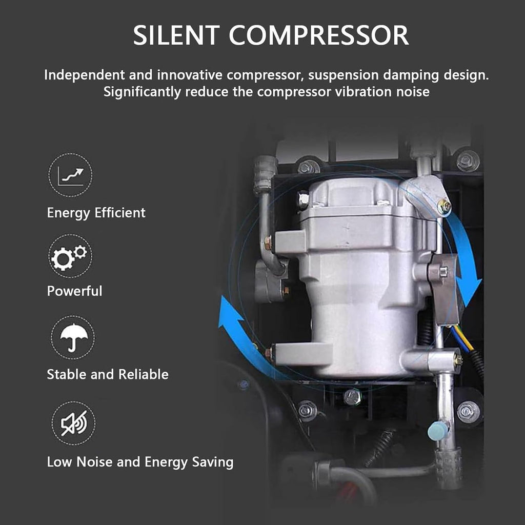 12v/24v Air Conditioner for Rv, Air Conditioner Evaporator Set, Dc Air Conditioner, Car Roof Fan, Mini Air Conditioner for Car, Caravan, Truck White-24V