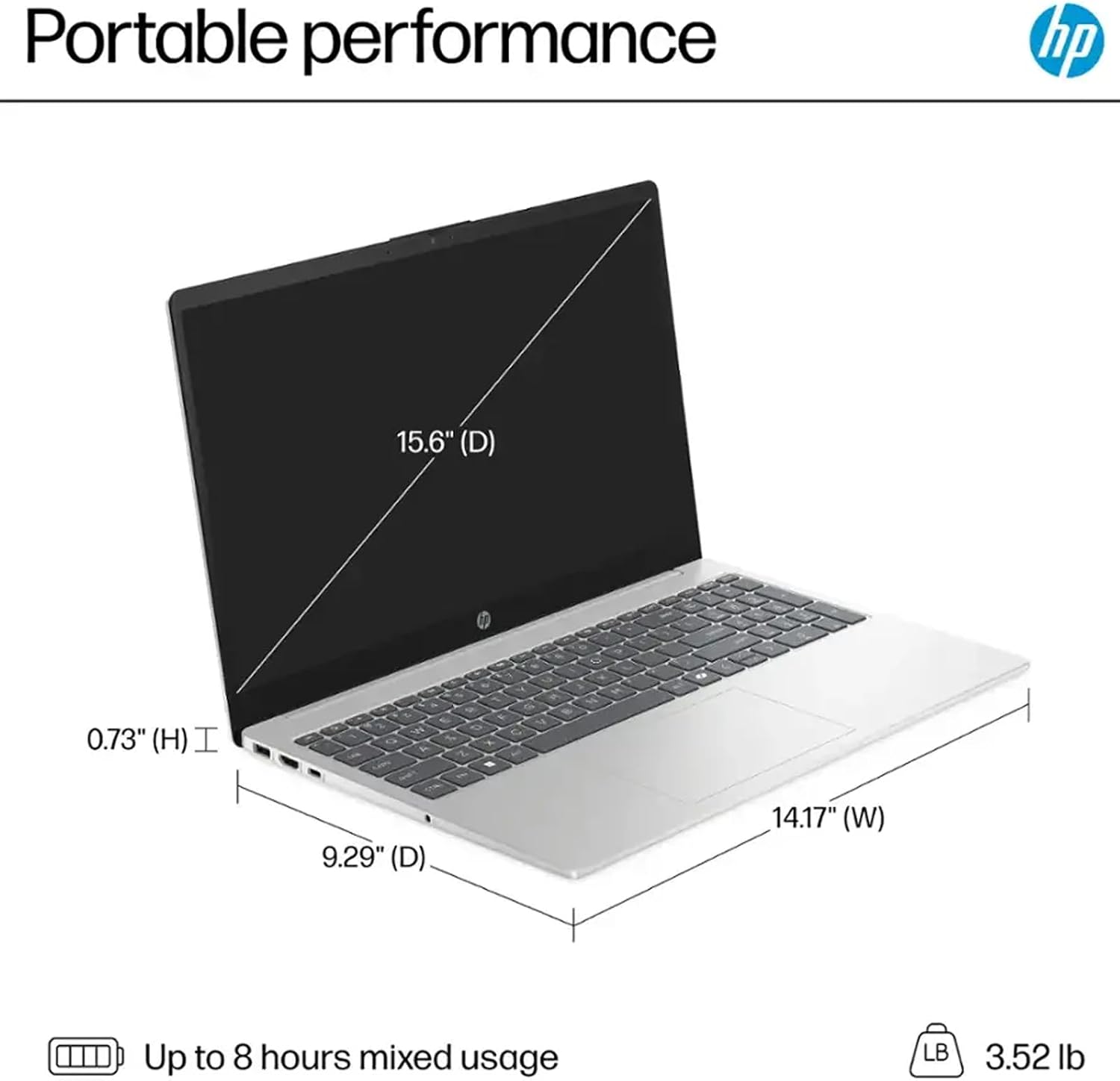 HP Touchscreen Laptop 2025 Flagship 15.6' HD, w/Office Lifetime, 6-Core Intel i3 1315U Processor(Beat i3-1115G4), External DVD Drive, Wi-Fi, Win 11 Pro(32 GB RAM, 1 TB Storage)