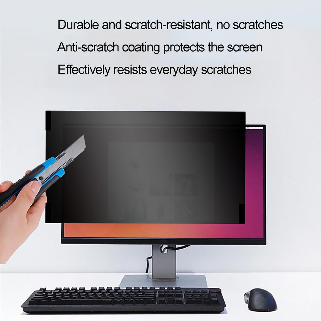 Privacy Screen Anti Peeping Film for Diagonal 14-32 inch Aspect 16:9 4:3 16:10 Computer Monitor LED Screen Laptop Screen Privacy Shield Protector,32in 16:9