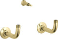 KOHLER K-101-PB Wall-Mount Adapter Kit, Vibrant Polished Brass