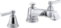 KOHLER T13140-4A-CP Pinstripe® Pure Deck-mount bath faucet trim with lever handles, Polished Chrome