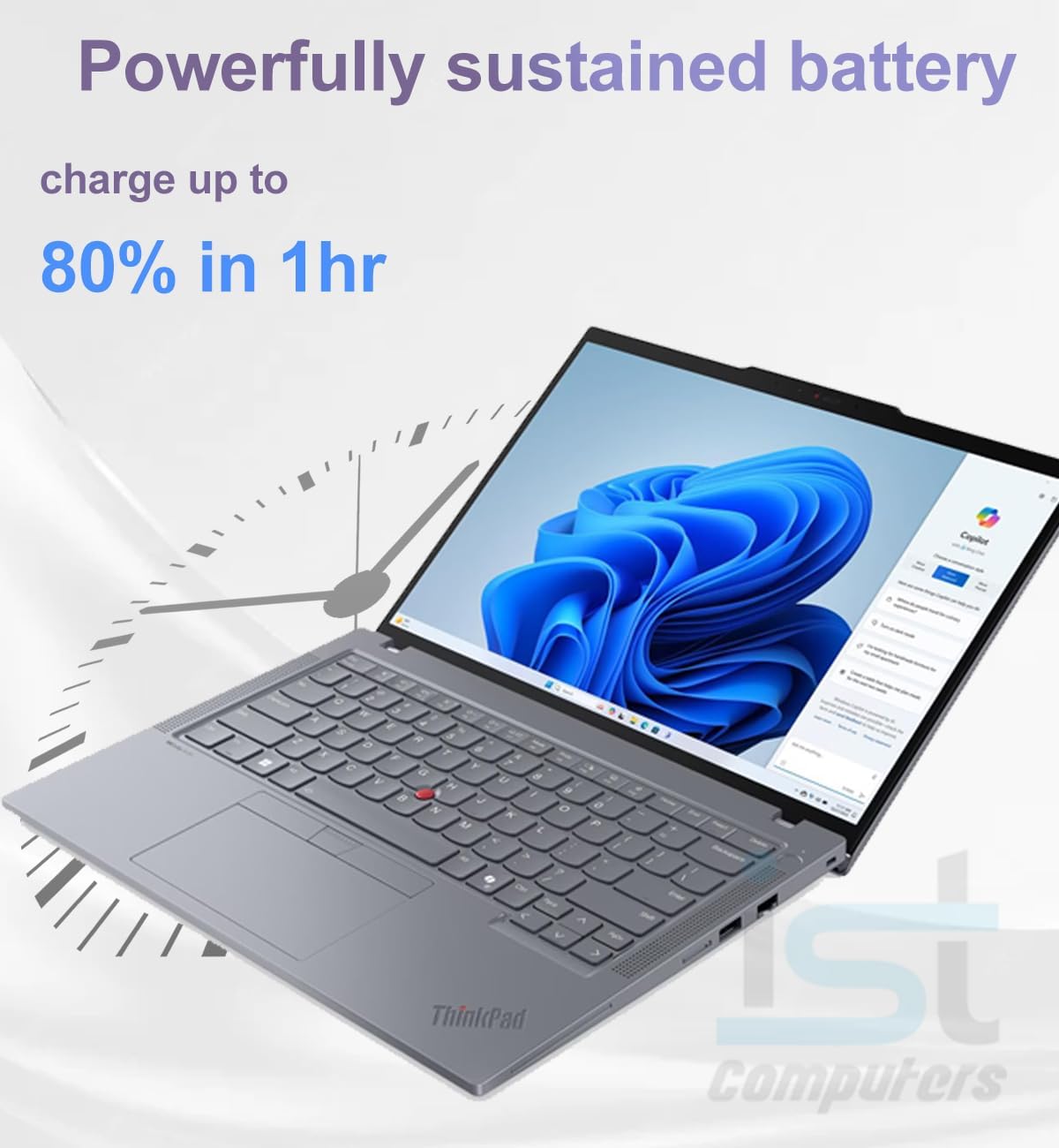 Lenovo ThinkPad T14 Business AI PC Laptop, 14' FHD+ Touchscreen, Intel 12-Core Ultra 7 155U (>i7-1355U), IR Webcam, Thunderbolt 4, IST Computer Customized 16GB/32GB DDR5 RAM, 512GB/1TB SSD, Win 11 Pro