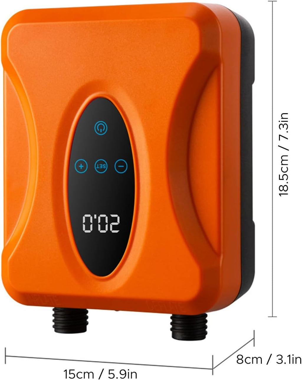 FLEXMAN 20PSI 12V Paddle Board Pump Electric Portable, Rechargeable Touchscreen Control with LED Light Inflator and Deflator for Paddle Board