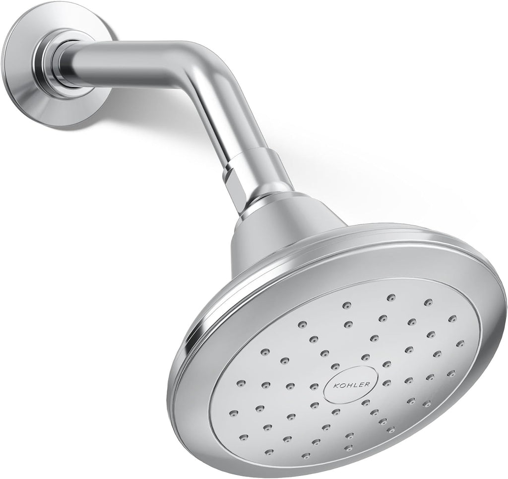 KOHLER 45417-G-CP Pinstripe Showerhead, Polished Chrome
