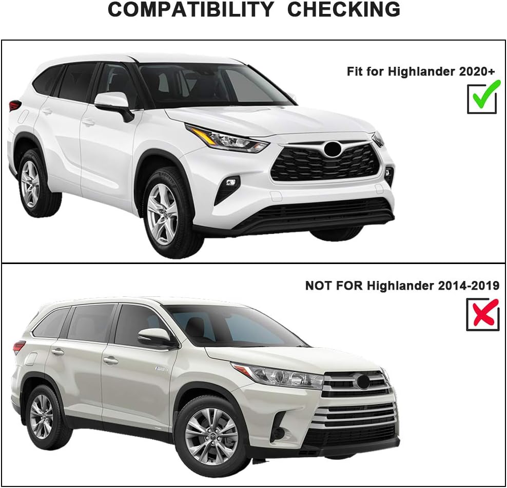 Running Boards Fit for 2020-2026 Toyota Highlander L LE XLE XSE Limited Platinum Hybrid Bronze Edition Side Steps Bar