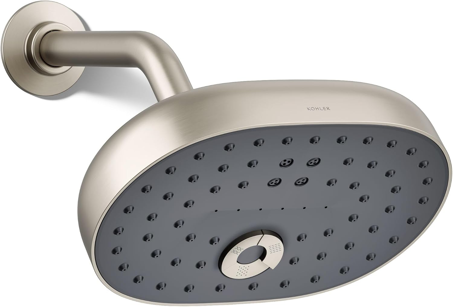 Kohler 26290-BN Statement® Three-function showerhead, 2.5 gpm, Vibrant Brushed Nickel