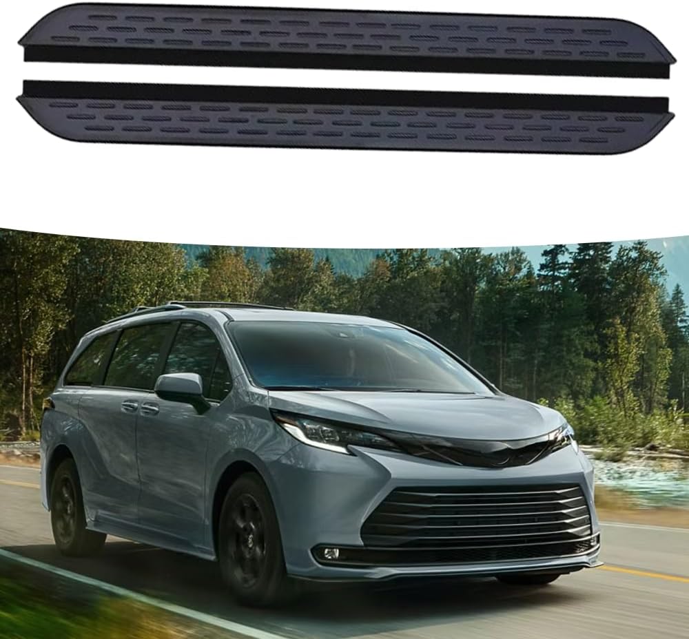 Running Boards Compatible with Toyota Sienna 2021 2022 2023 2024 2025 2026 Side Pedal Steps 2pcs