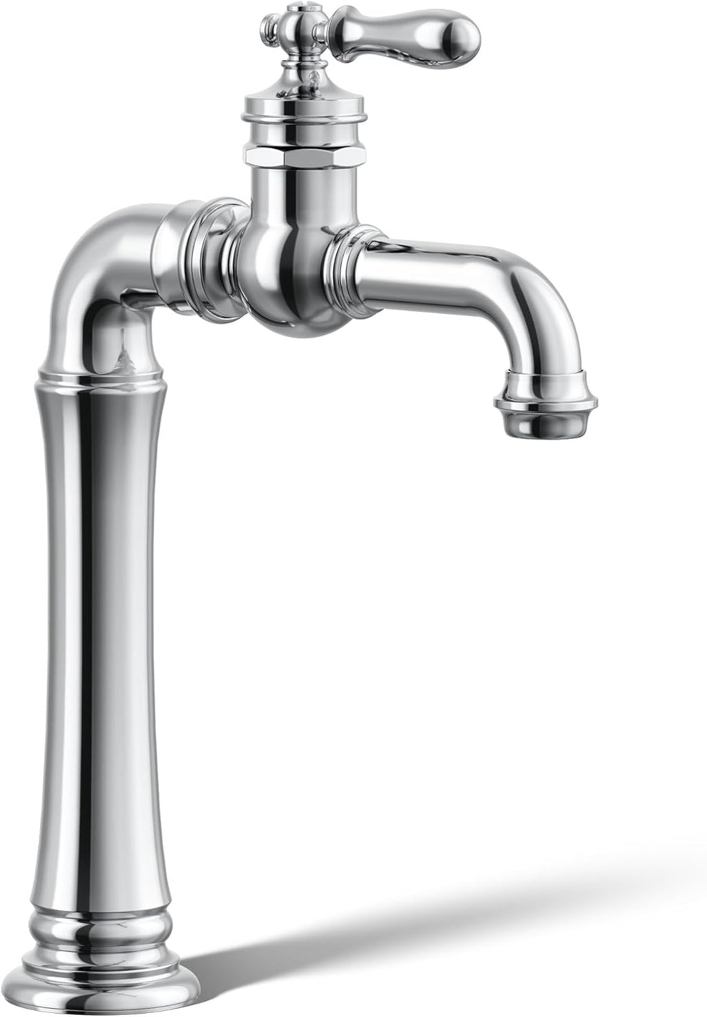 Kohler 72763-9M-CP Artifacts® Gentleman's® Single-Handle Bathroom Sink Faucet, 1.2 gpm, Polished Chrome