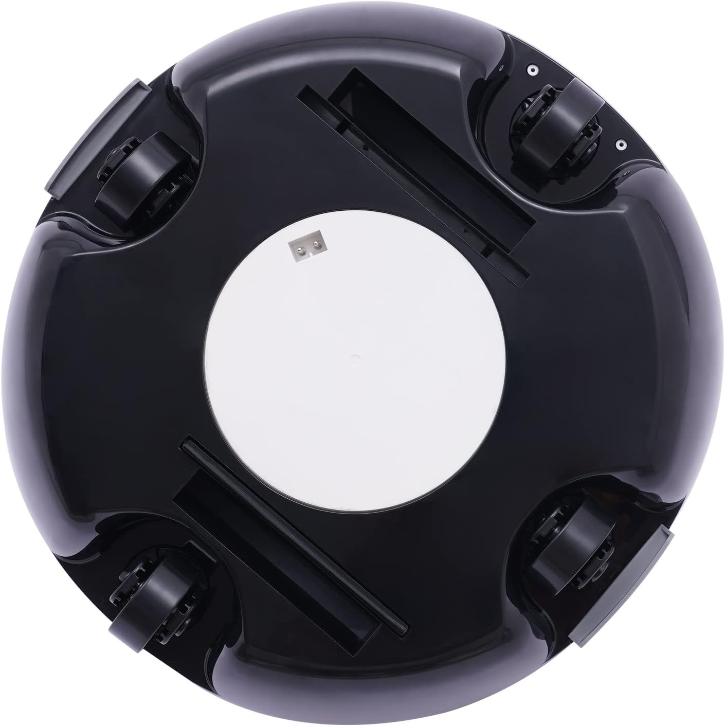 Robotic Cordless Pool Vacuum Cleaner - Automatic Swimming Pool Cleaning Machine with Powerful Suction, Dual Brushless Motors, 75 Mins Runtime, Ideal for Inground and Above Ground Pools up to 807 ft²