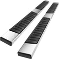 6 Inch Running Boards Compatible with 2019-2026 Ford Ranger Super Crew Cab with 4 Full Size Doors.Ford Ranger Steps Rock Sliders Step Bar Side Steps.Stainless Steel