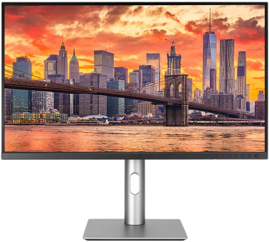 Asus ProArt PA329CRV 32-inch 2160P 4K UHD Professional Monitor, 2-Pack Bundle with USB-C 96W PD, Daisy Chain DisplayPort, HDMI, USB Hub, Integrated Speakers and Desk Mount Dual Monitor Stand