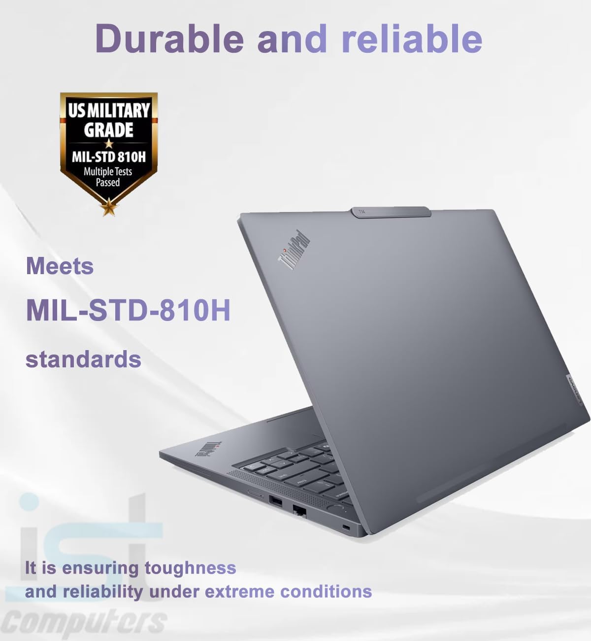 Lenovo ThinkPad T14 Business AI PC Laptop, 14' FHD+ Touchscreen, Intel 12-Core Ultra 7 155U (>i7-1355U), IR Webcam, Thunderbolt 4, IST Computer Customized 16GB/32GB DDR5 RAM, 512GB/1TB SSD, Win 11 Pro