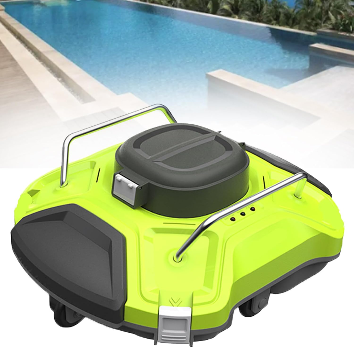 Automatic Pool Vacuum Cleaner, Pool Cleaning Robot,Cordless Robotic Pool Cleaner,Cordless Automatic Pool Vacuum Cleaner,Cordless Pool Cleaner Automatic