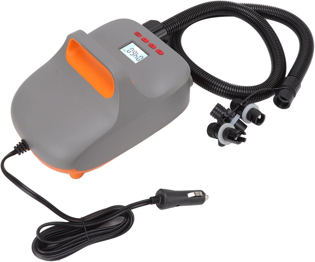 High Pressure Air Pump Electric Portable 20PSI Fast Inflation Deflation for Paddle Boards Inflatable Tents Rubber Boats ABS Material 24x18x14cm