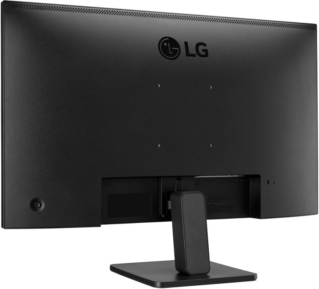 LG 27 inch Monitor, FHD IPS Display, AMD FreeSync Premium, 100Hz, 5ms, 3-Side Virtually Borderless Design, HDMI, Black, with HDMI Cable