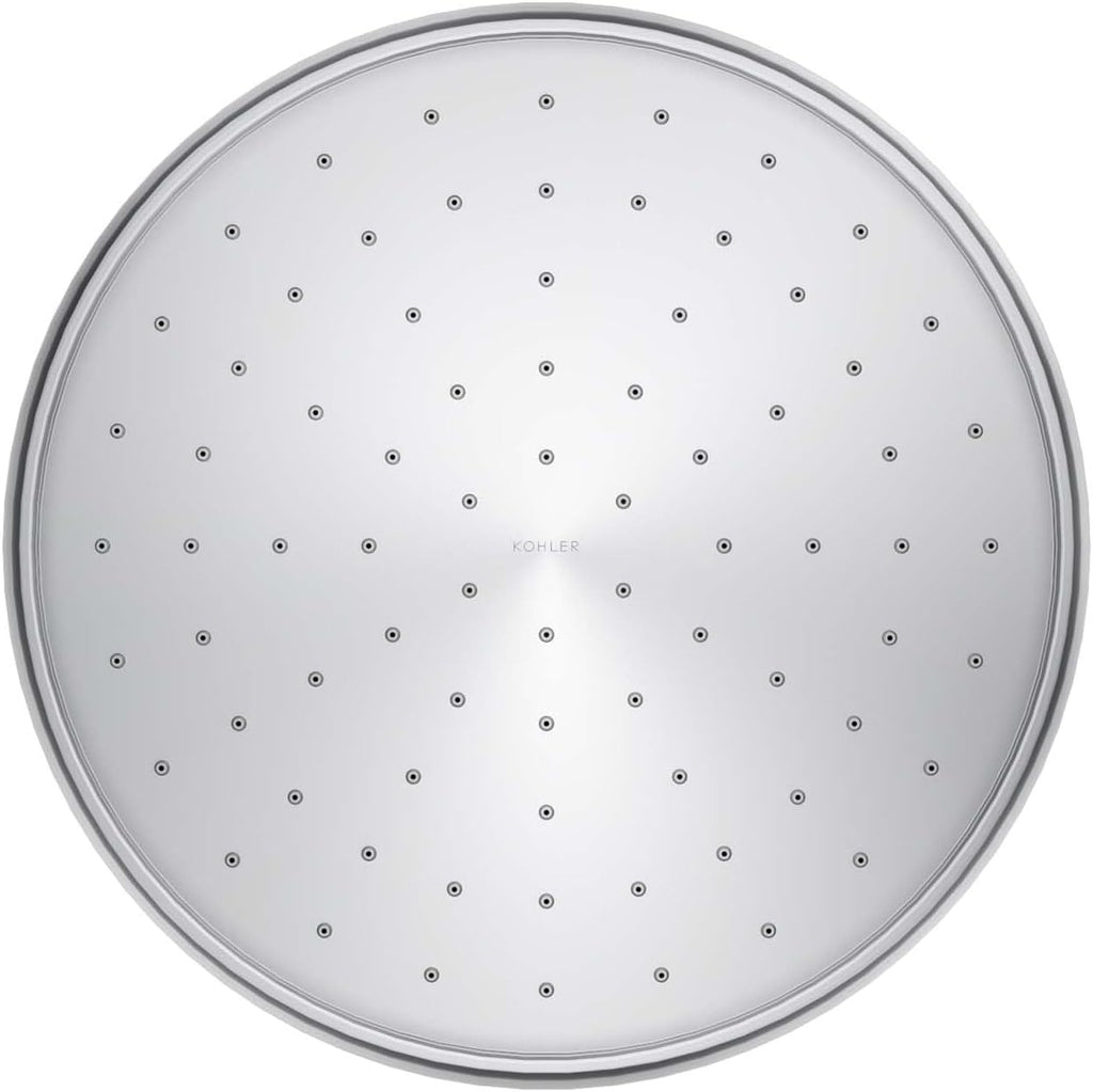 Kohler 13693-CP Traditional 10' single-function rainhead, 2.5 gpm, Polished Chrome