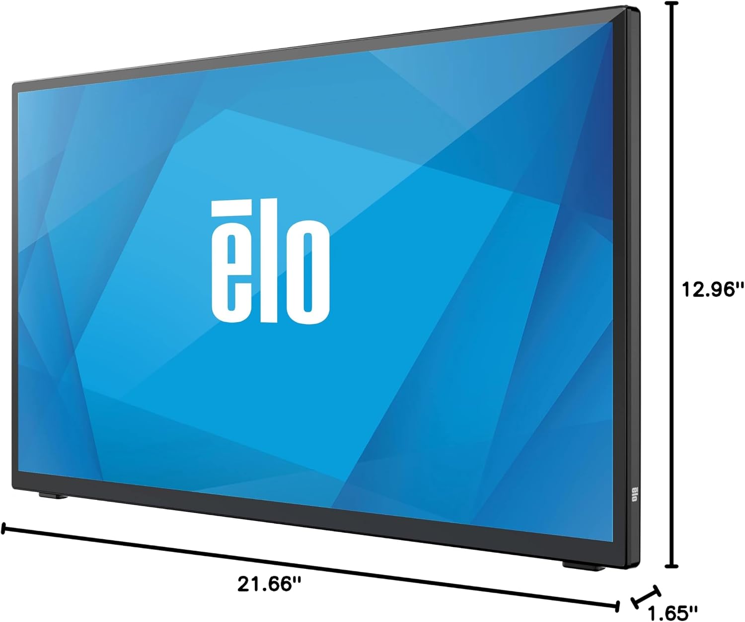Elo 2470L - 24' Touchscreen Monitor with Anti-Glare Glass - 10 Touch, 1920 x 1080, Black