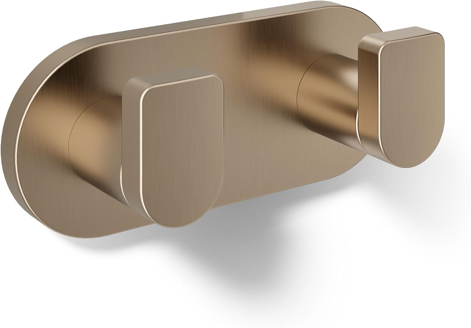 Kohler 73146-BV Composed® Double Robe Hook, Vibrant Brushed Bronze