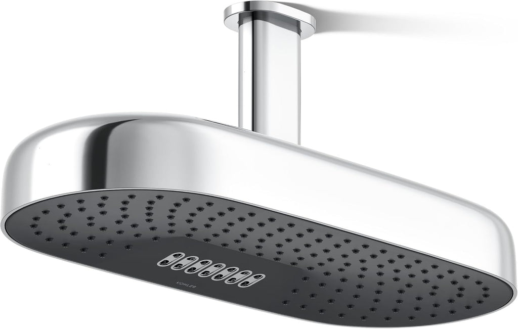 Kohler 26297-CP Statement® Oblong 18' two-function rainhead, 2.5 gpm, Polished Chrome